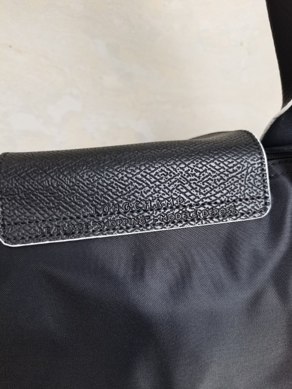 Black Foldable Longchamp Nylon Travel Bag Waterproof Bag - Picture 8 of 13